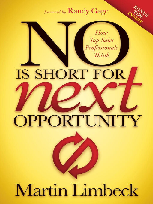 Title details for No Is Short for Next Opportunity by Martin Limbeck - Available